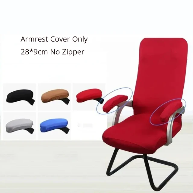 1 Pair Armrest Cover Spandex Stretch Computer Office Chair Armrest Cover  Removable Arm Rest Covering (No